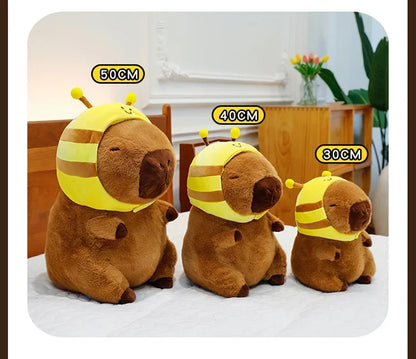 50cm Capybara Plush Simulation Capibara Anime Fluffty Toy Cute Doll Stuffed Animals Soft Doll Plush  Children's Birthday Gifts