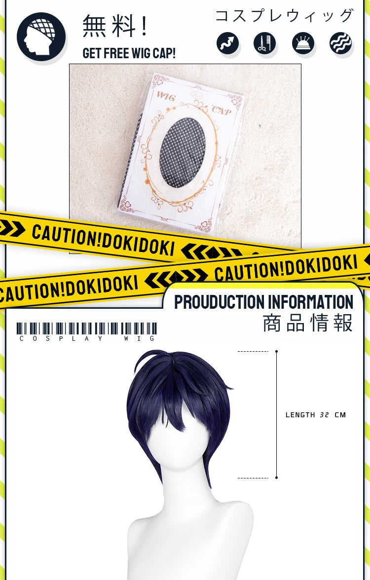 IN STOCK Bamby Nam Yejun Noah Eunho Hamin Wig Virtual Group PLAVE Cosplay Wig DokiDoki Men 35cm Short Hair Cosplay Free Wig Cap