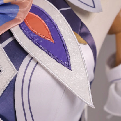 Genshin Impact Nicole Reeyn Cosplay Costume Wig Dress Hat Hexenzirkel Halloween Party for Women Girls Role Play Game Outfit Prop