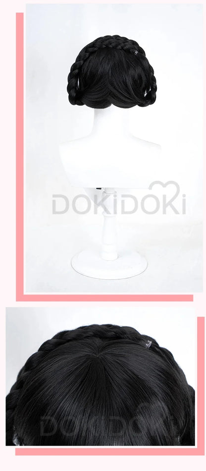 IN STOCK Wednesdayy Agnes Enidd Morticiaa Wig Anime DokiDoki Women Halloween Cosplay Long Hair High Heat Resistant Free Wig Cap