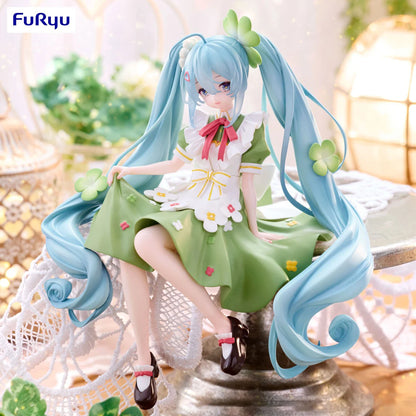 Bandai Hatsune Miku Flower Fairy Four-Leaf Clover 15CM PVC Model