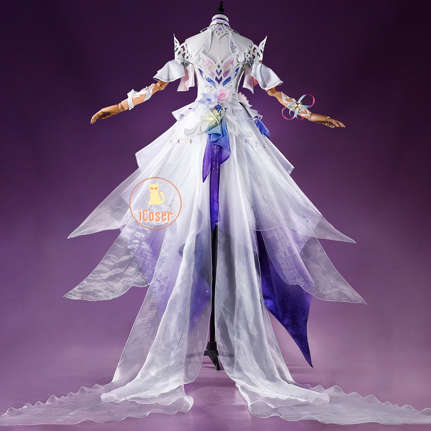 Honkai Star Rail Cyrene Cosplay Costume Wig Dress New Skin Uniform Metal Accessory Elysia Amphoreus Halloween Party Women Girls