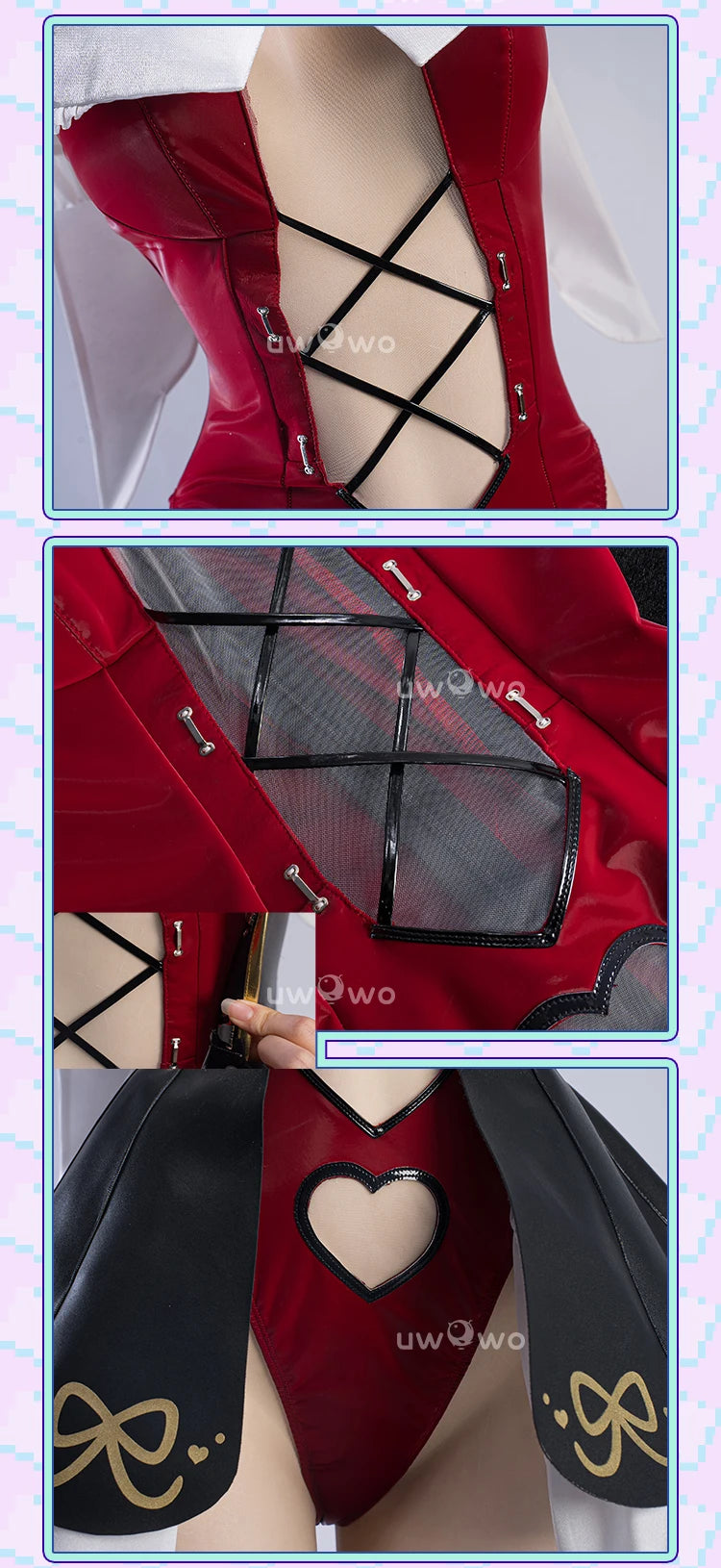 IN STOCK UWOWO Ame Cosplay Game Needyy Streamerr Overloadd Ame-Chan Magical Girl Fanart Cosplay Costume Halloween Costume