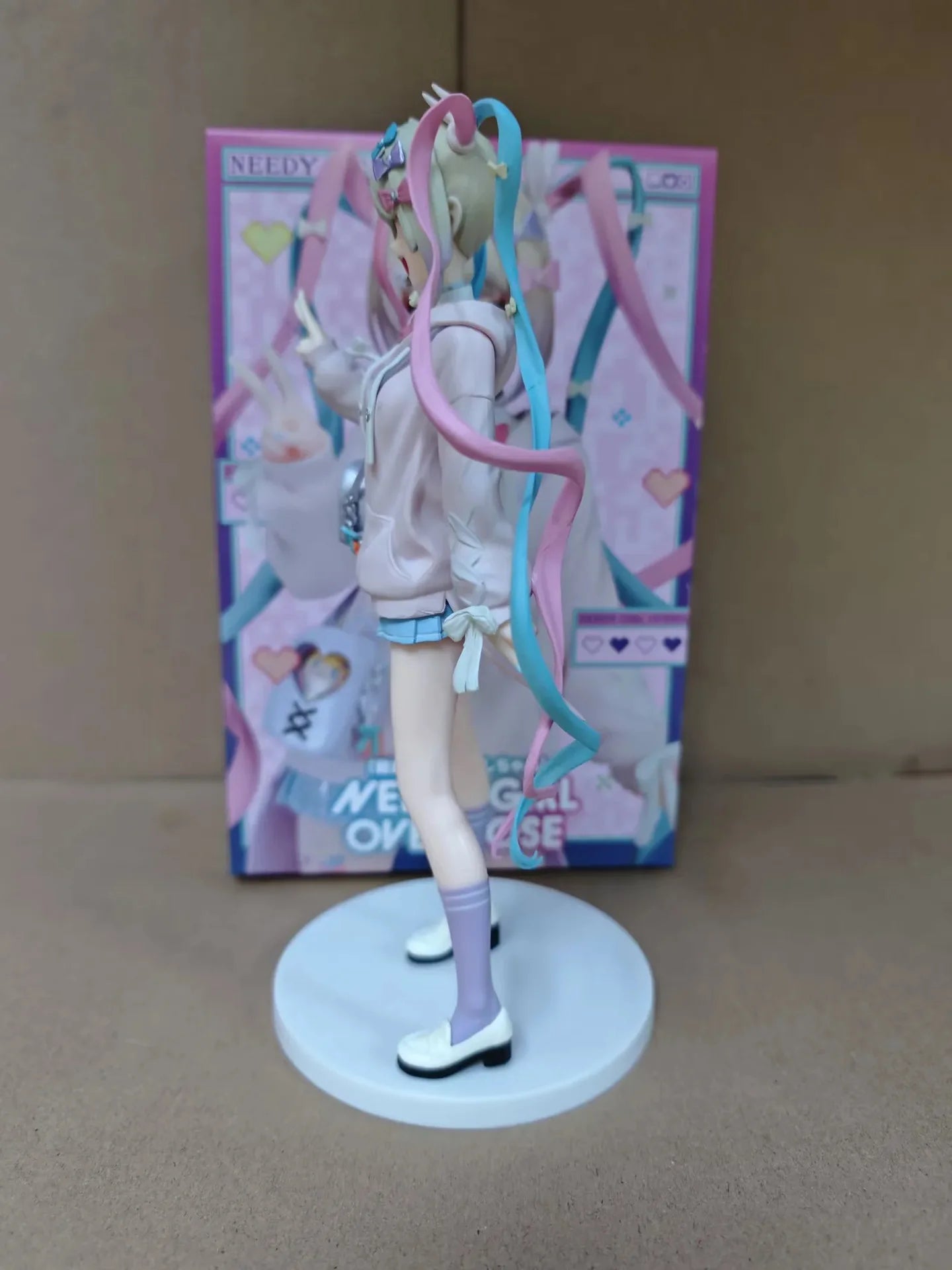 In Stock NEEDY STREAMER OVERLOAD OMGkawaiiAngel Chan Anime Girl Figure POP UP PARADE Ame-chan/Super Ten-Chan Action Figure Model