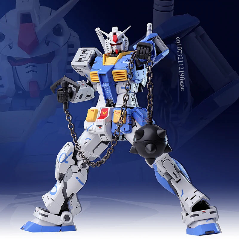 FAT CAT Model RX-78-2 2.0 RG 1/100 Kuryu Kenichi Color Assembly Model Kit Toy Asano Blue Action Figure Plastic Gifts