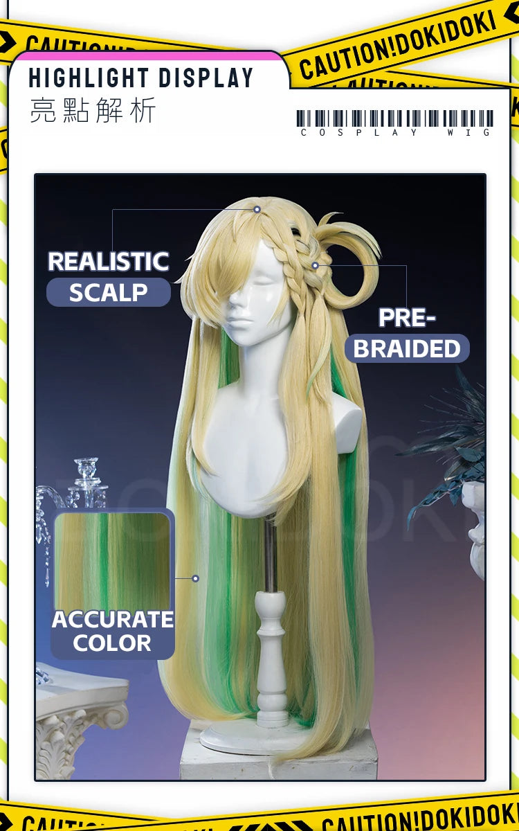 IN STOCK Lucilla Mornye Lynae Sigrika Phrolova Lupa Qiuyuan CHISA Buling Wig Game Wuthering Waves DokiDoki Women Free Wig Cap