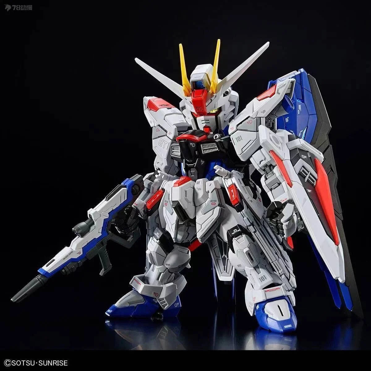 In Stock GAOGAO Strike Freedom Mgsd Assembly Model Kit Toy Ice Blue Color Transparent Version Action Figures Robot Model Mecha