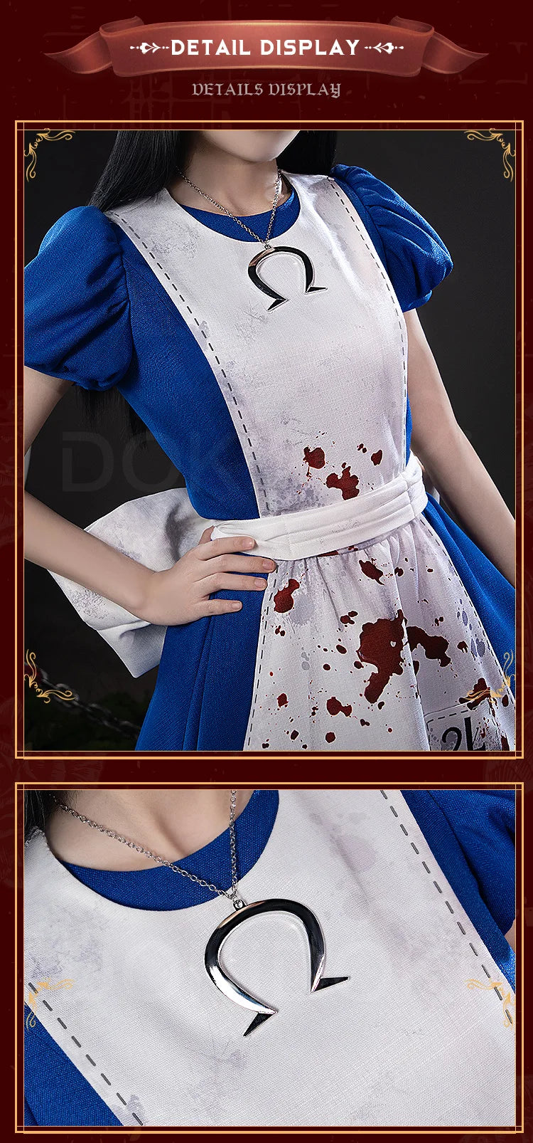 IN STOCK Alice Cosplay Costume Game Alice Madness Returns【S-3XL】DokiDoki-SR Women Halloween Dress Plus Size
