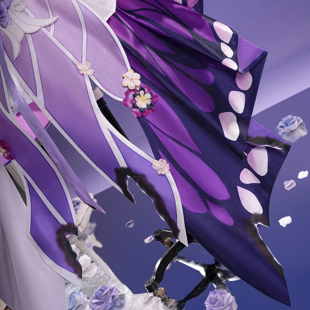 Honkai Star Rail Castorice Cosplay Costume Wig Dress Headwear Luminous Props Halloween Party for Women Girls Carnival Cos iCoser