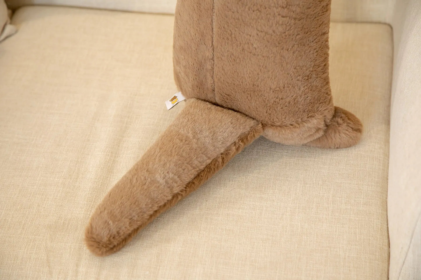 Super Soft Long Size Standing Otter Plushie Stuffed Hair Plush Lifelike Bear Aquatic Doll Toys Hug Throw Pillow Cushion Kids