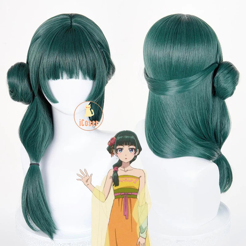 Anime The Apothecary Diaries Maomao Cosplay Costume Courtesan Outfit Dress Earrings Headwear Halloween Party Women Girls iCoser