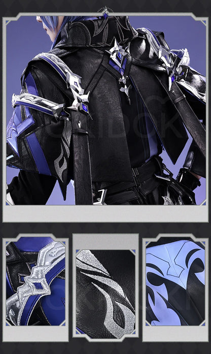 Flins Cosplay Costume Game Genshin Impact【S-3XL】DokiDoki-SR Kyrll Chudomirovich Flins Cosplay Men Halloween Costume Plus Size