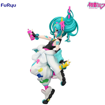 FuRyu Hatsune Miku Painting Girl Ver. 19CM PVC Model