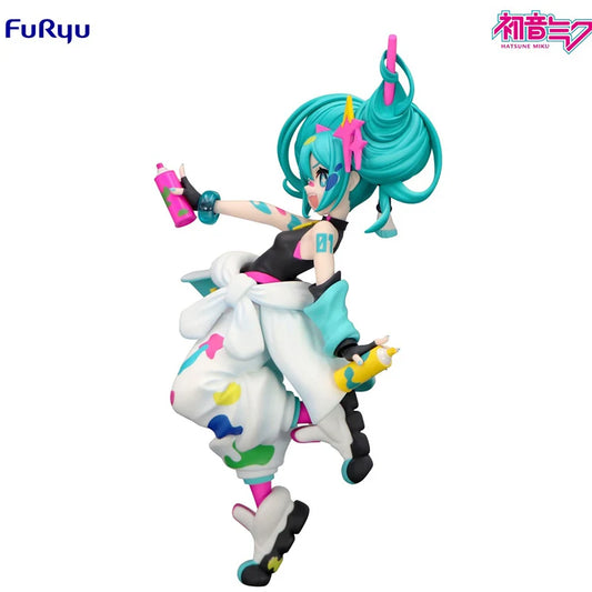 FuRyu Hatsune Miku Painting Girl Ver. 19CM PVC Model