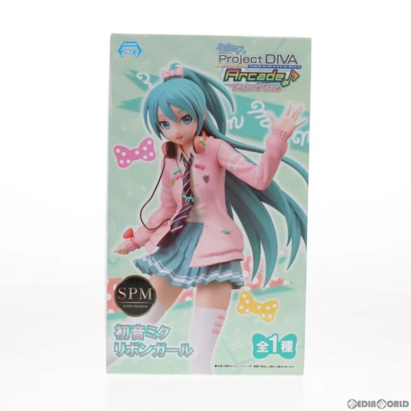 Bandai Hatsune Miku Ribbon Girl 23CM PVC Model