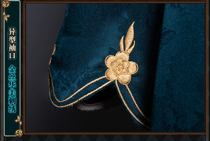 Identity V Art Dealer Cosplay Costume Wig Uniform Knight Richard Sterling Glasses Hat Roy Ramit Halloween Women Men Carnival Cos