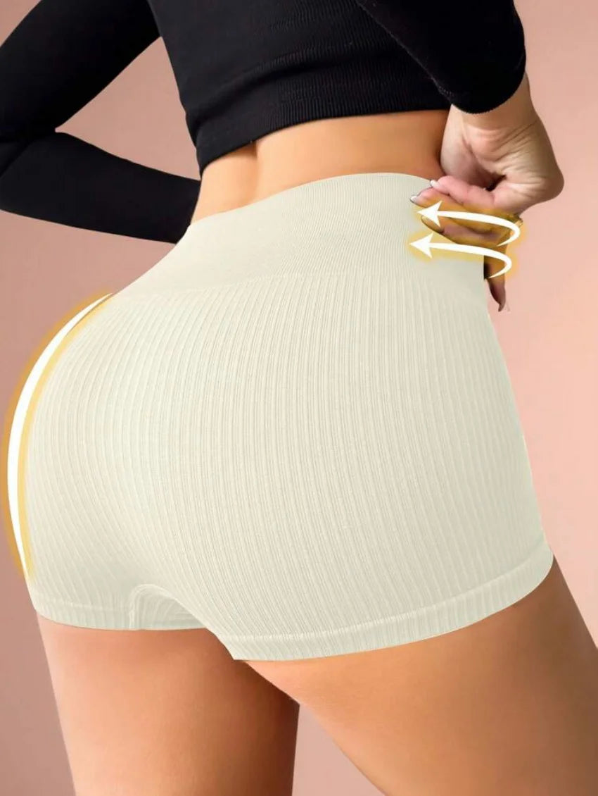 High Waisted Women’s Quick Drying Yoga Shorts with Abdominal Compression and Peach Butt Lift for Exercise Running