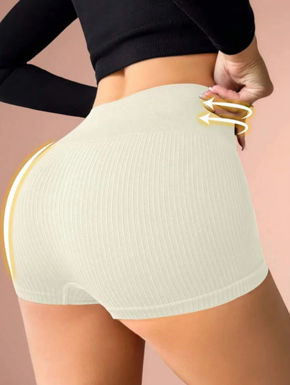 High Waisted Women’s Quick Drying Yoga Shorts with Abdominal Compression and Peach Butt Lift for Exercise Running