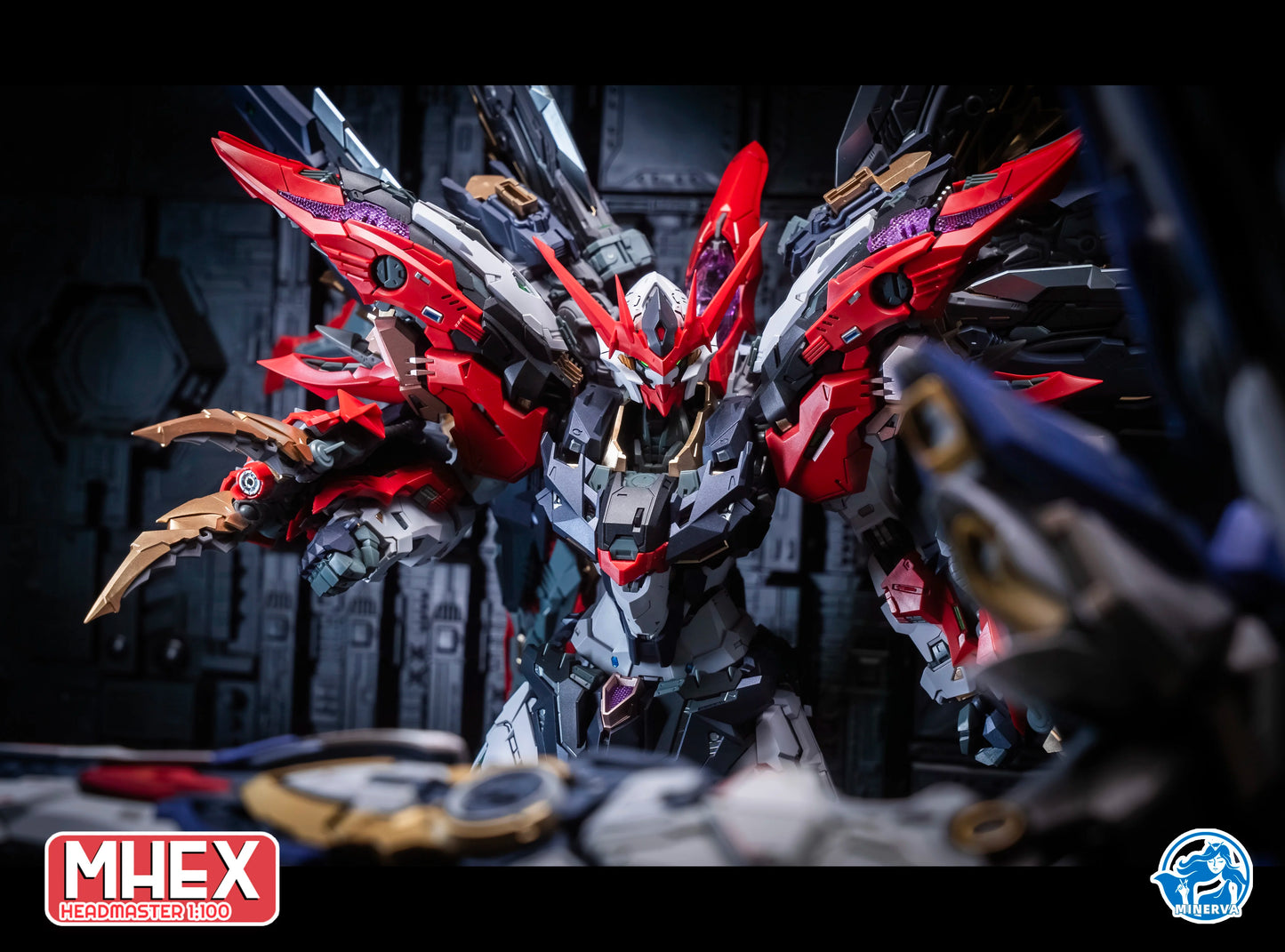 Minerva Hobby LINGXUZI Head Carving Replace Head For MG Barbatos Sky Defender Assembly Model Kit Toy GK Model Accessory Gift