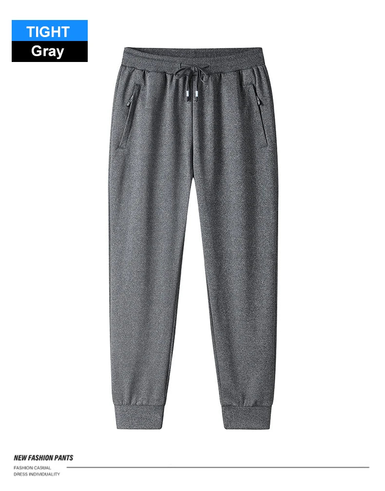 Chrlck Men’s Tight Sweatpants Straight Jogging Pants Casual Sport Running Trousers Spring Summer