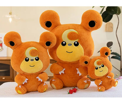 30/80cm Large Teddiursa Pokemon Plush Toys Anime Doll Cute Pillow Cartoon Giant Pokémon Plushie Stuffed Gift for Kids Christmas