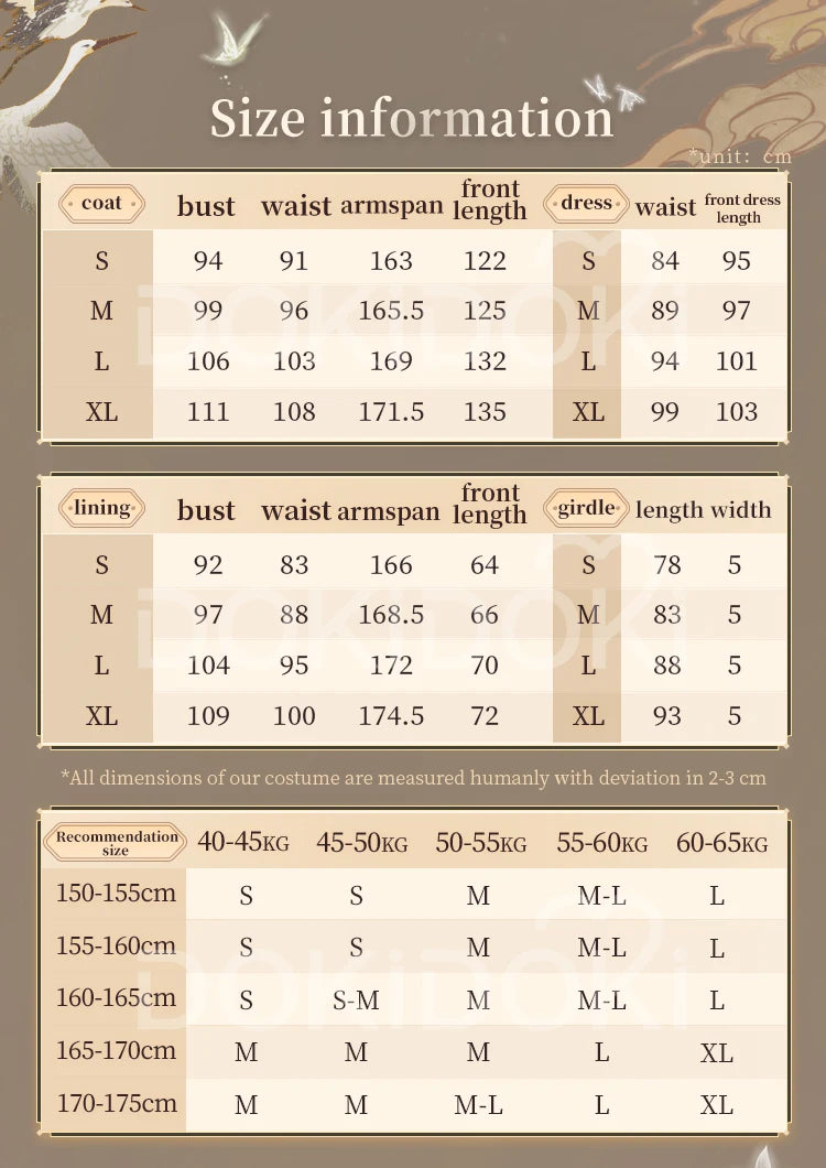 【Official】Xie Lian Cosplay Costume Anime Heaven Official's Blessing DokiDoki-SR Xielian Tian Guan Ci Fu