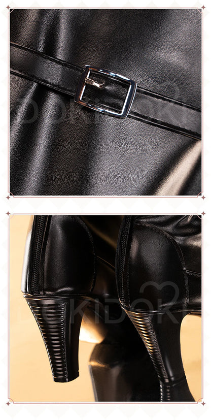 IN STOCK Enchanting Veil Heroine Cosplay Costume Game Love and Deepspace【S-2XL】DokiDoki-R Women Red Dress Shoes Sylus Plus Size