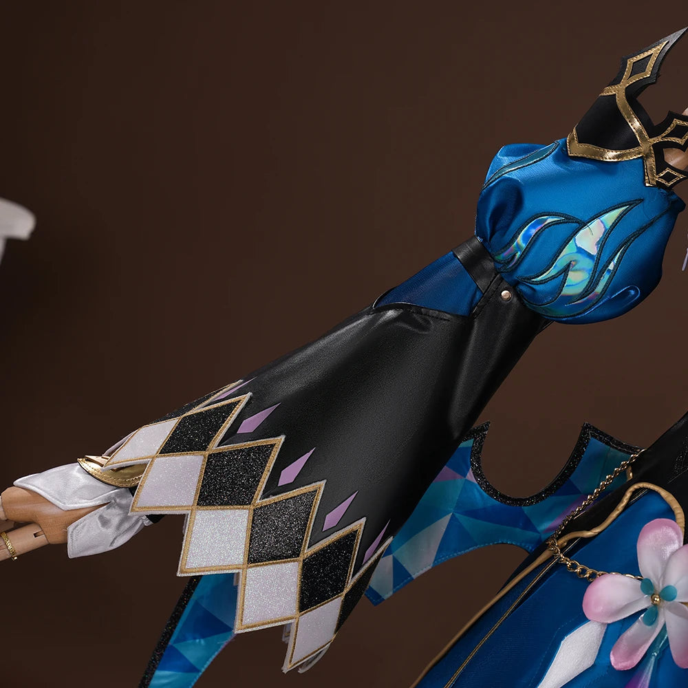 Honkai Star Rail Cerydra Cosplay Costume Wig Dress Uniform Crown Wings Headwear Halloween Party for Women Girls Carnival iCoser