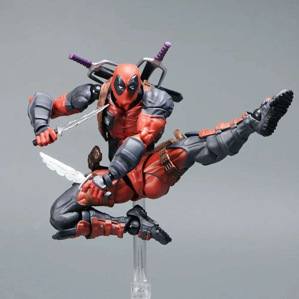 Amazing Yamaguchi Deadpool 2.0 Action Figure Toys 15cm Super Hero Dead Pool Movable Statues Model Doll Collectible Ornaments