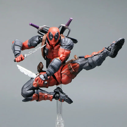 Amazing Yamaguchi Deadpool 2.0 Action Figure Toys 15cm Super Hero Dead Pool Movable Statues Model Doll Collectible Ornaments