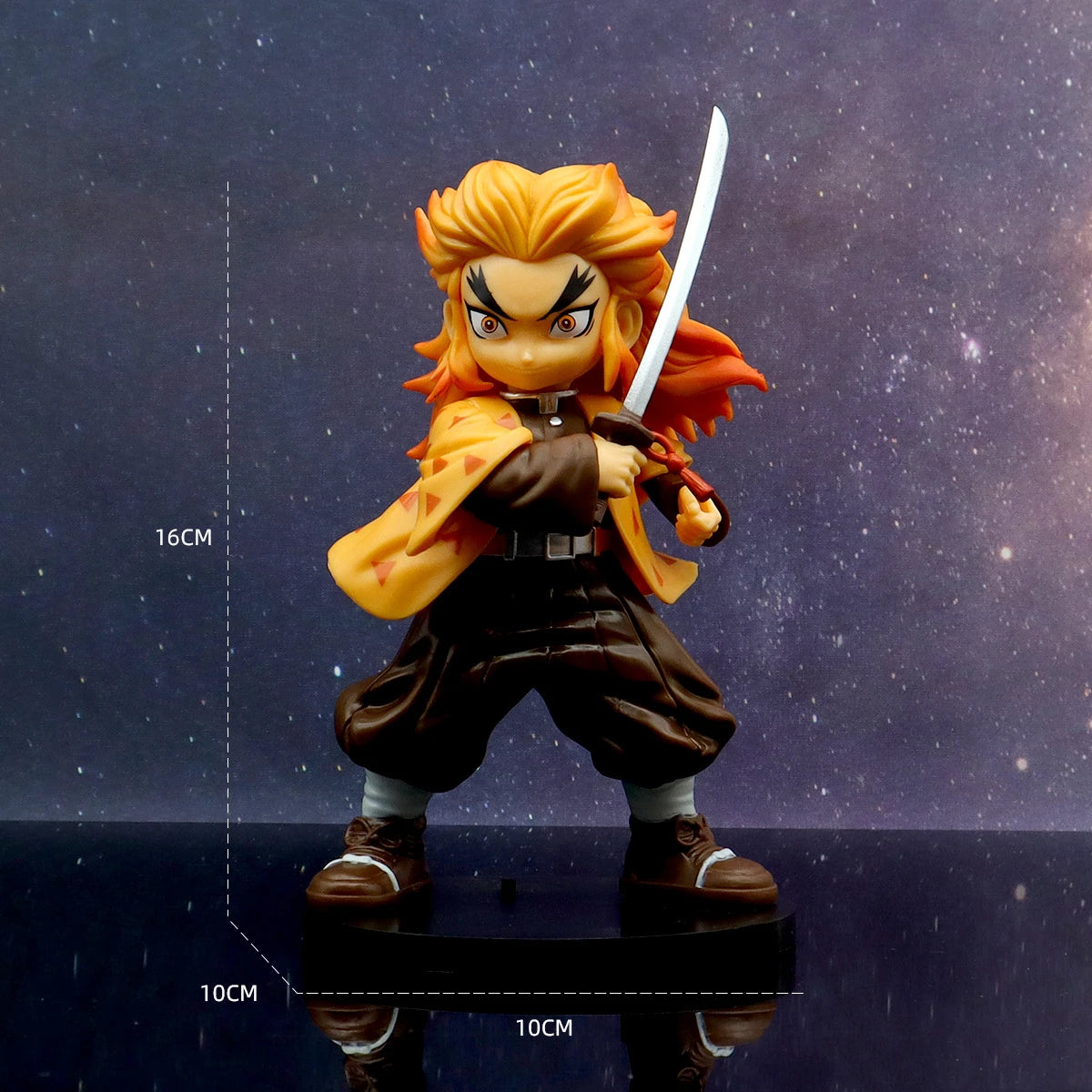 Anime Demon Slayer Tanjirou Nezuko Hashibira Inosuke Kyoujurou Action Figure PVC Model Statue doll Toy Desk Decor Collectio Gift