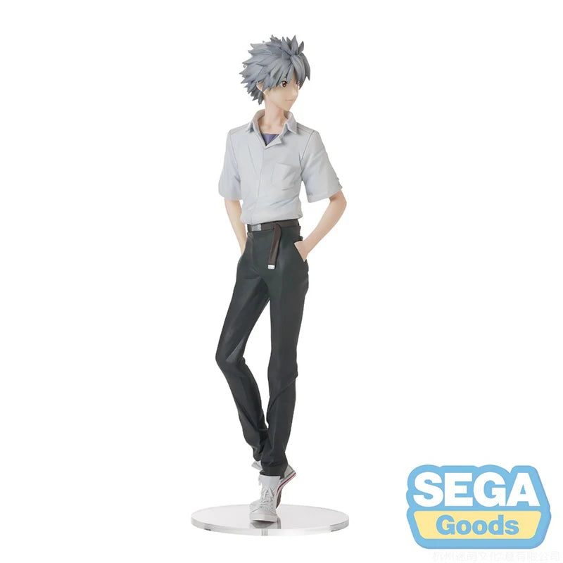 Bandai Evangelion Shinji Ikari Kaworu Nagisa Ayanami Rei 14CM PVC Model