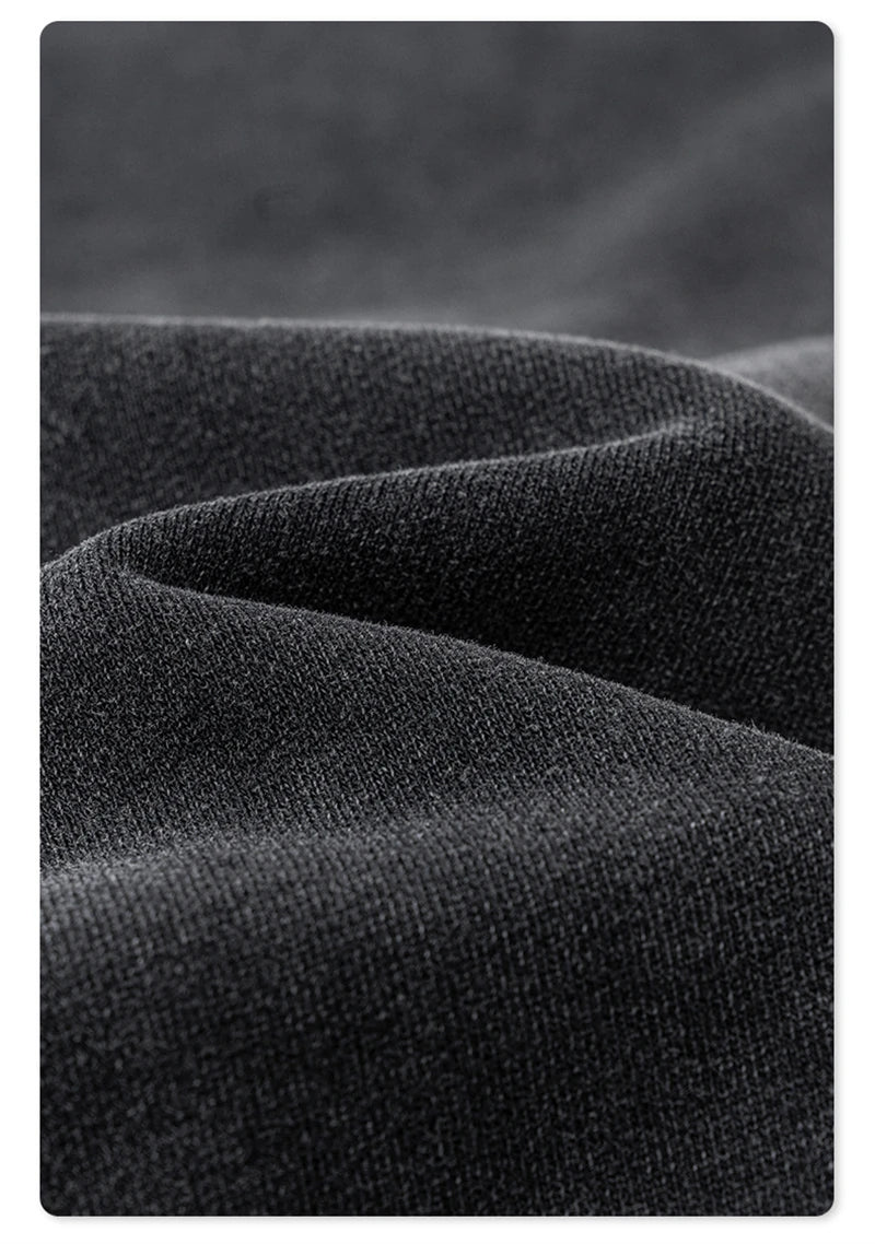 ZODF Retro Men Autumn Washed 380gsm Cotton Unisex High Street Oversized Solid Sport Straight Pants HY0885