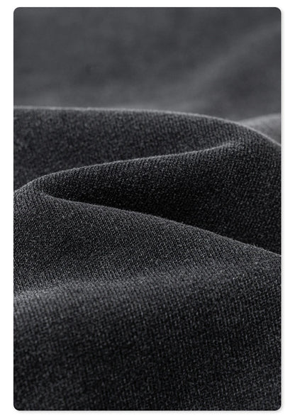 ZODF Retro Men Autumn Washed 380gsm Cotton Unisex High Street Oversized Solid Sport Straight Pants HY0885