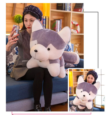 25cm Kawaii Husky Stuffed Animals Dog Plush Toy Wolf Soft Cartoon Plush Lovely Children Kids Doll Fluffy Birthday Gift Child Toy
