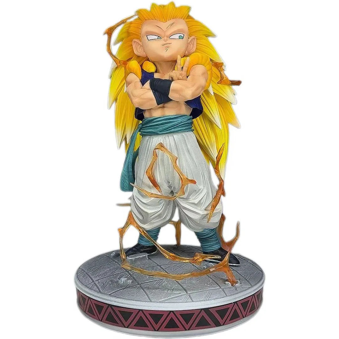 Dragon Ball Z Figures Super Saiyan Gotenks Anime Figurine Ghost Squad Model Statue Doll Collection Decoration Kids Toys Gift