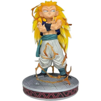 Dragon Ball Z Figures Super Saiyan Gotenks Anime Figurine Ghost Squad Model Statue Doll Collection Decoration Kids Toys Gift