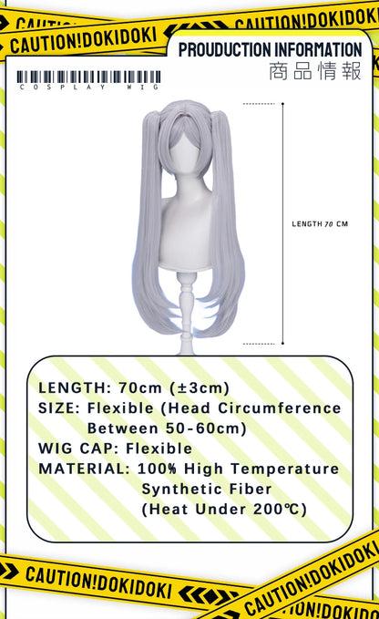 IN STOCK Frieren Wig Anime Frieren: Beyond Journey's End DokiDoki Frieren Cosplay Ear Clip Ears Free Cap