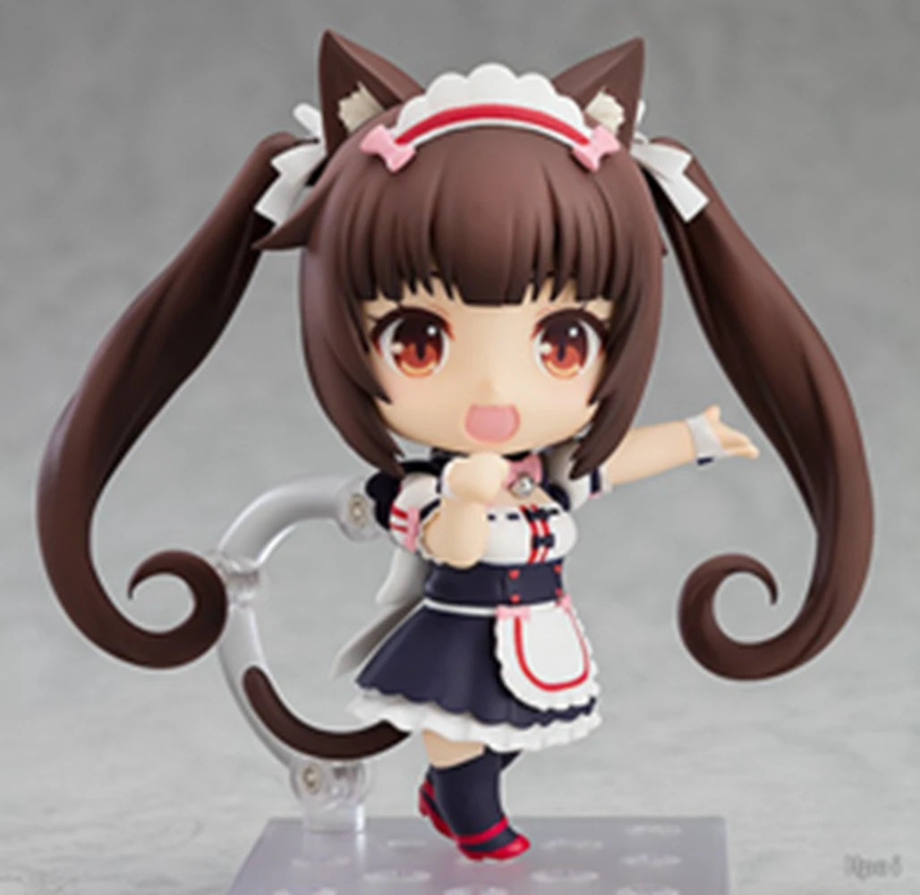 Anime NEKOPARA Figure OB11 #1238 Chocolates Vanilla Action Figure Cat Style Model PVC Static Toys Gift Doll Cat Maid 10cm