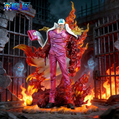 34cm Anime One Piece Sakazuki PVC Action Figure Statue Desktop Ornament Model Toy Gift