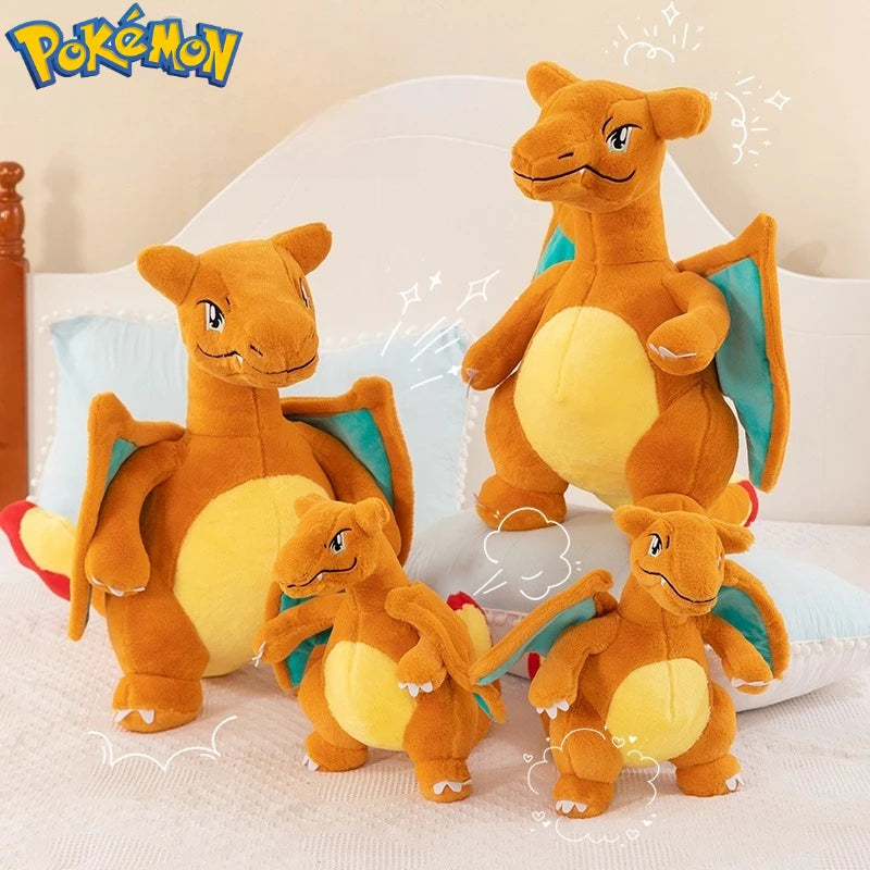 35/45/60CM Big Size Pokemon Charizard Plush Cartoon Anime Plushies Soft Doll Pillow Kawaii Stuffed Plushie Ornament Gift for Kid