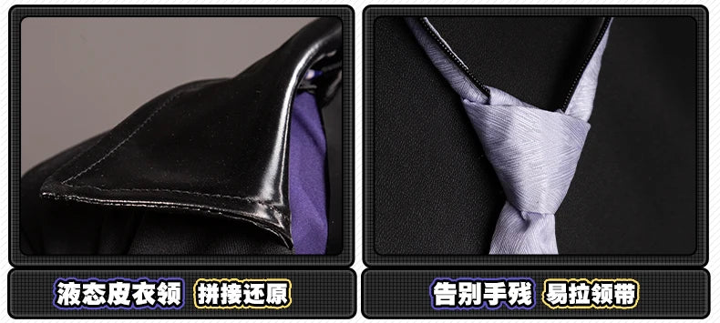 Zenless Zone Zero Hugo Cosplay Costume Wig Mask Hat Mockingbird New Eridu Hugo Vlad Ravenlock Halloween Party for Women Men Prop