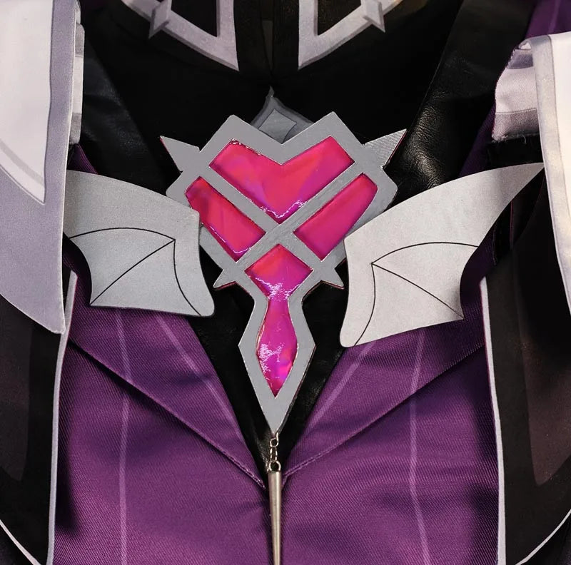 Genshin Impact Durin Cosplay Costume Wig Uniform Headwear Game Role Play Outfit Halloween Christmas Party for Women Men Girls