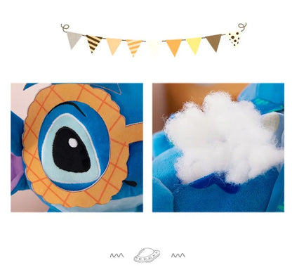 Disney Kawaii Plush Toy Stitch with Sunglasses Cute Pineapple Doll for Kids Birthday Xmas Gift Stuffy Animal Plushie Soft Toy