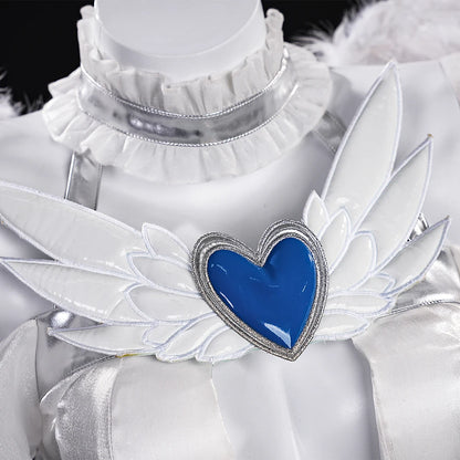 Anime New Panty Stocking with Garterbelt Stockiel Anarchy Stocking Cosplay Costume Angel Skirt Wings Halloween for Women Girls