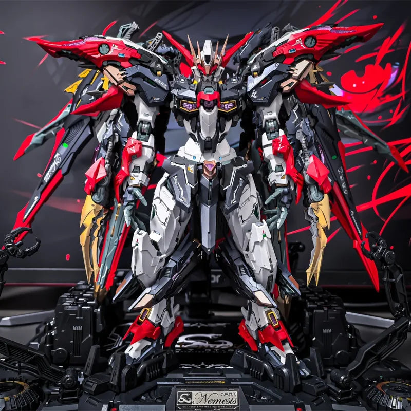 Infinite Dimension Nemesis Series Alloy Skeleton Action Figure Futuristic Mecha Detachable Parts Assembly Model Toy Boy Gifts