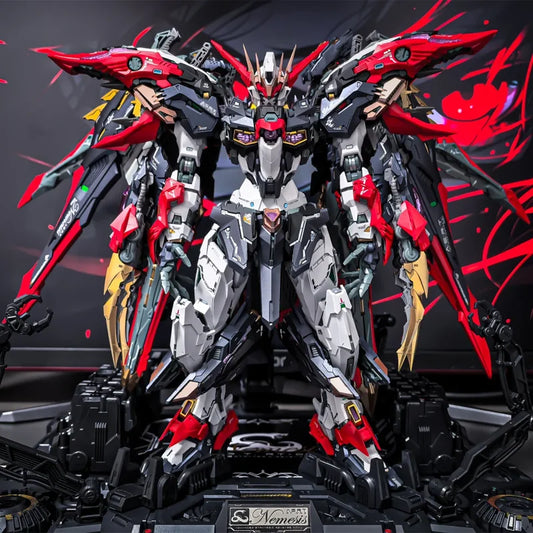 Infinite Dimension Nemesis Series Alloy Skeleton Action Figure Futuristic Mecha Detachable Parts Assembly Model Toy Boy Gifts