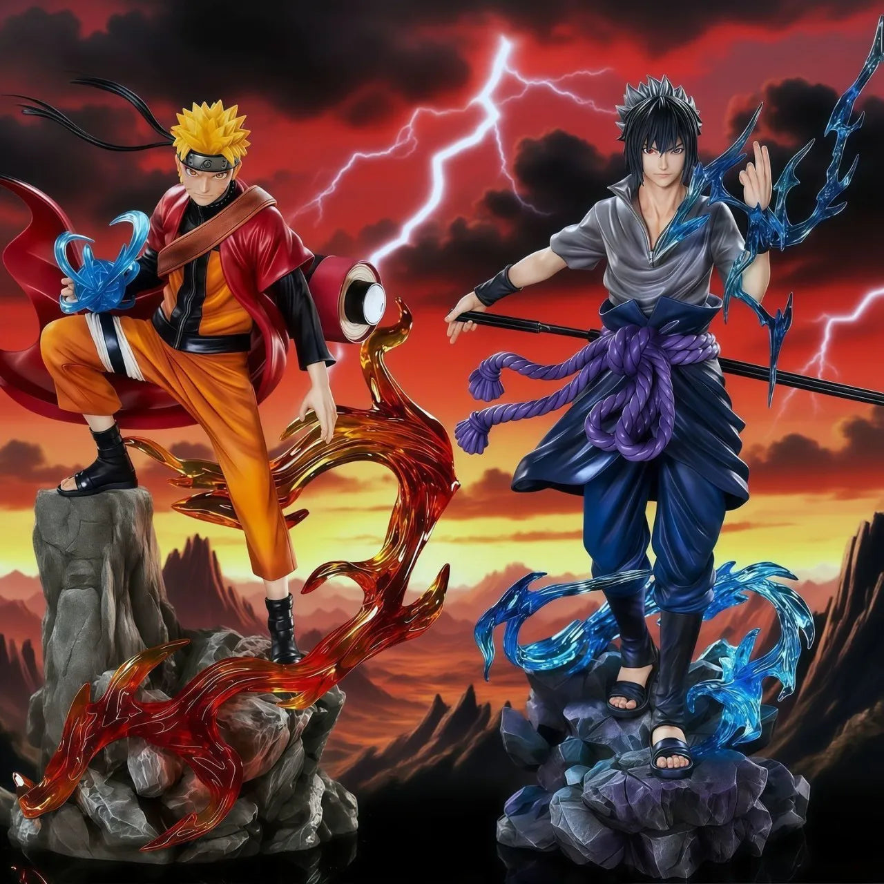 25cm Naruto Anime Figure Naruto Kakashi Action Figure Kawaii Sasuke Itachi Combination Figurine Decoration Collection Model Toy