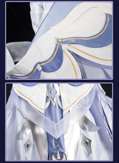 PRE SALE UWOWO Columbina Cosplay Game Genshin Impact Columbina 'Damselette' Snezhnaya Cosplay Costume Halloween Costume