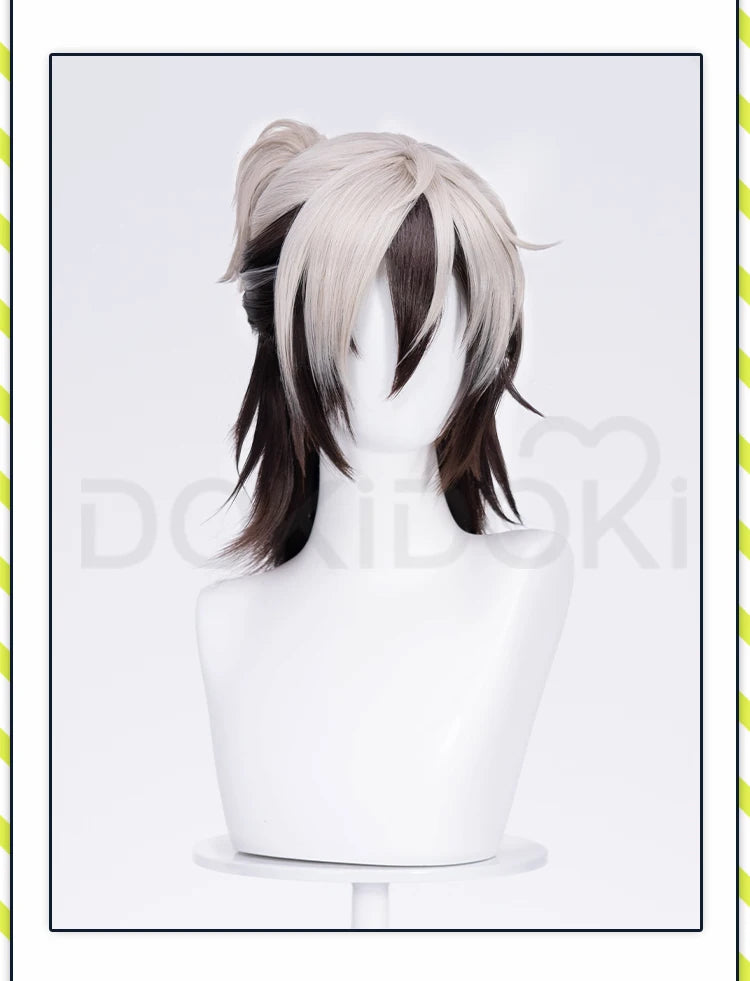 IN STOCK Rei Wig Game Nu: Carnival DokiDoki Men Long Hair Rei Cosplay High Heat Resistant Hair Free Wig Cap